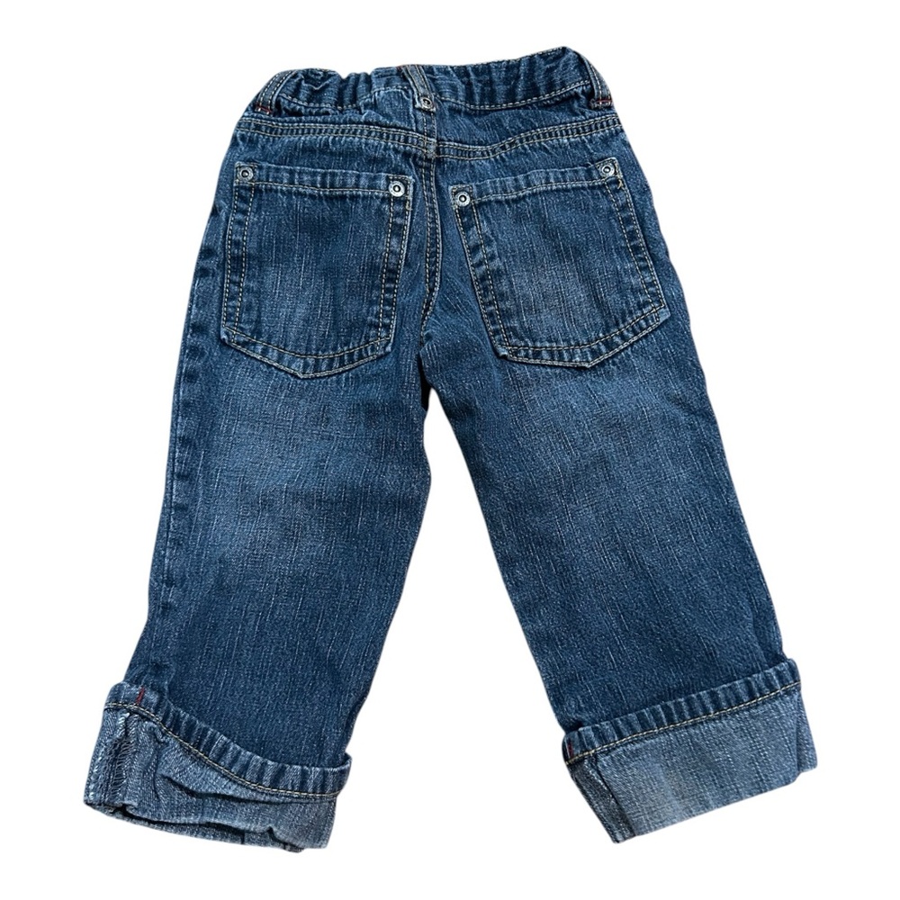 Arizona Toddler Vintage Rolled Up Denim Jeans Size 2T - Picture 2 of 6